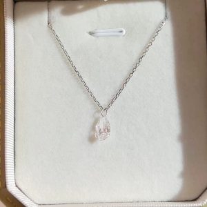 Pear Diamond Necklace — 1ct