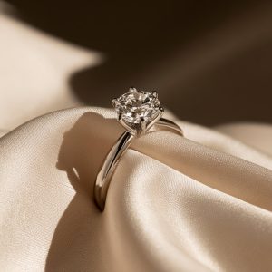 Round Brilliant Lab-Grown Diamond Ring
