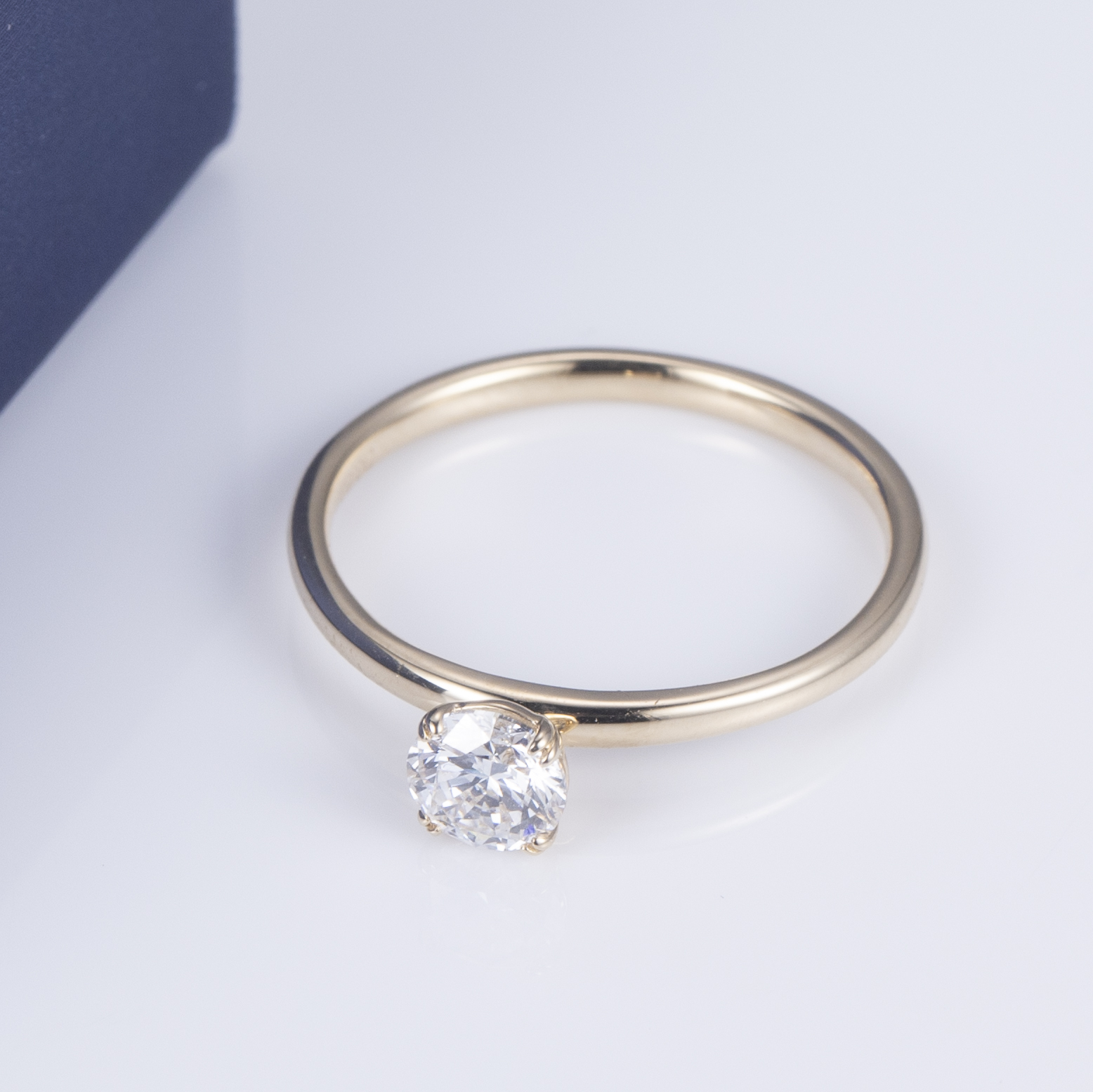 Classic Round Diamond Solitaire Ring — product view 2